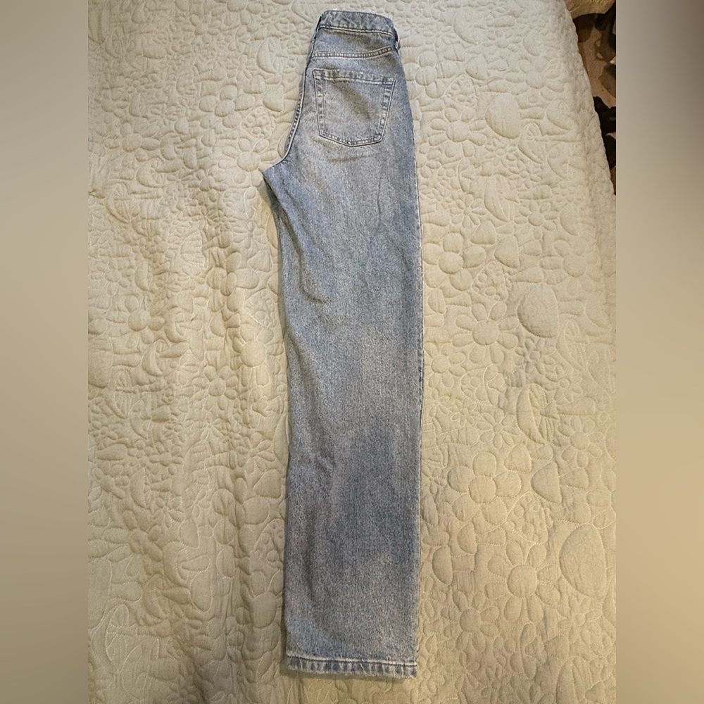 High Waisted Straight Leg Jeans
